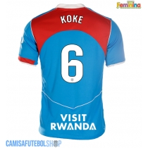 Camisa de time de futebol Atletico Madrid Koke #6 Replicas 3º Equipamento Feminina 2025-26 Manga Curta